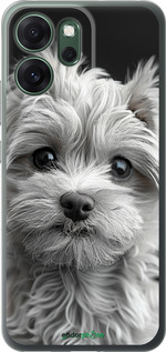 Силиконовый чехол Мальтипу на чорном фоне для Oppo RENO 14F 5G - 6156u-4091 изображение 