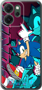 Силиконовый чехол Соник для Oppo RENO 14F 5G - 6284u-4091 изображение 