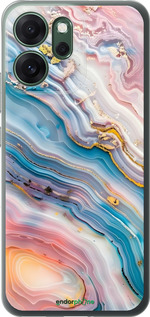 Силиконовый чехол Мрамор красивый для Oppo RENO 14F 5G - 6376u-4091 изображение 