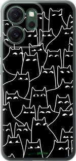 Силиконовый чехол С изображением кошек для Oppo RENO 14F 5G - 6470u-4091 изображение 