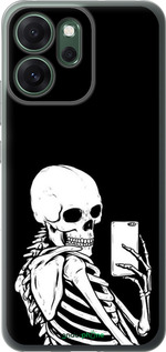 Силиконовый чехол Скелет делает Selfie для Oppo RENO 14F 5G - 6535u-4091 изображение 