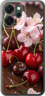 Силиконовый чехол Вишня в шоколаде для Oppo RENO 14F 5G - 6698u-4091 изображение 