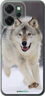 Силиконовый чехол Бегущий волк для Oppo RENO 14F 5G - 826u-4091 изображение 