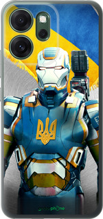 Силиконовый чехол Украинский киборг для Oppo RENO 14F 5G - 980u-4091 изображение 