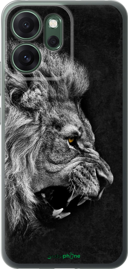 Силиконовый чехол Лев для Oppo RENO 14F 5G - 1080u-4091 изображение 