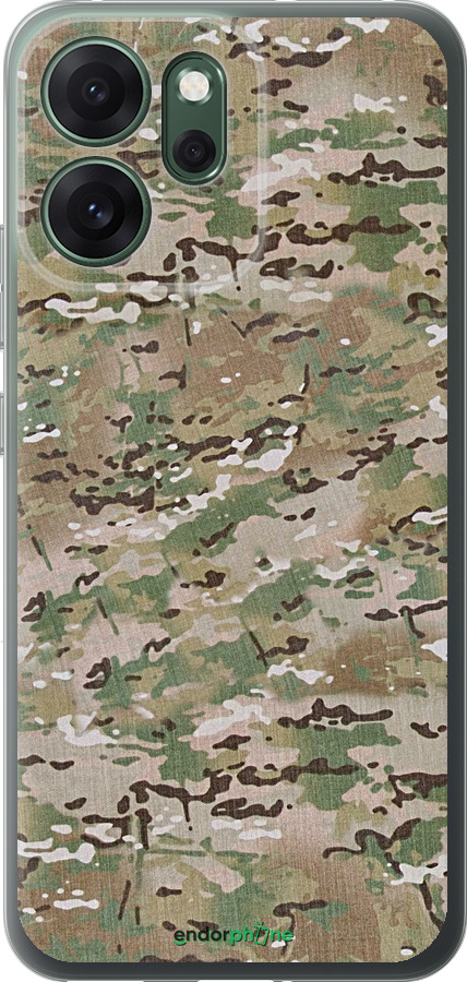 Силиконовый чехол Камуфляж v5 для Oppo RENO 14F 5G - 1201u-4091 изображение 