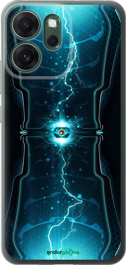 Силиконовый чехол Молнии в цилиндре для Oppo RENO 14F 5G - 120u-4091 изображение 