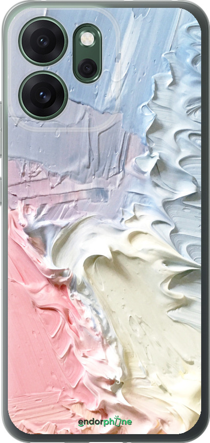 Силиконовый чехол Пастель v1 для Oppo RENO 14F 5G - 3981u-4091 изображение 