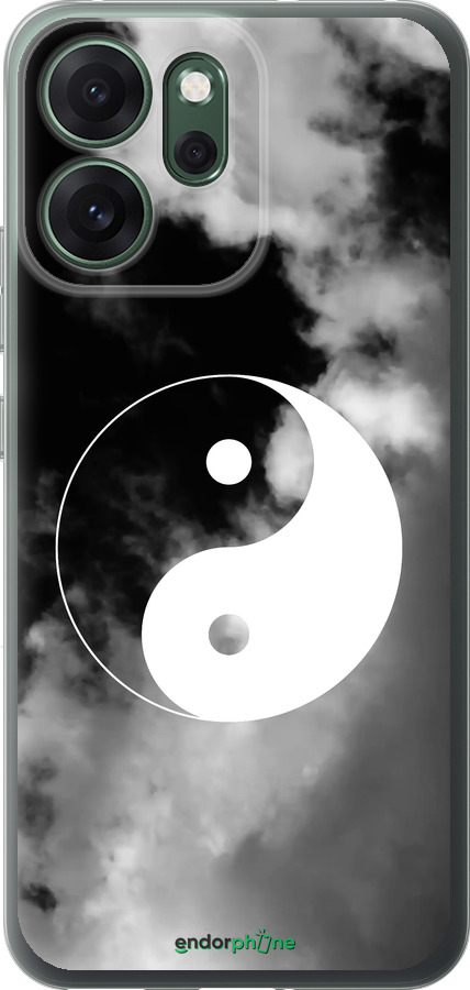 Силиконовый чехол Инь и Янь для Oppo RENO 14F 5G - 4389u-4091 изображение 