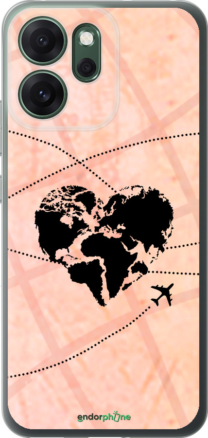 Силиконовый чехол Путешествуй для Oppo RENO 14F 5G - 4607u-4091 изображение 