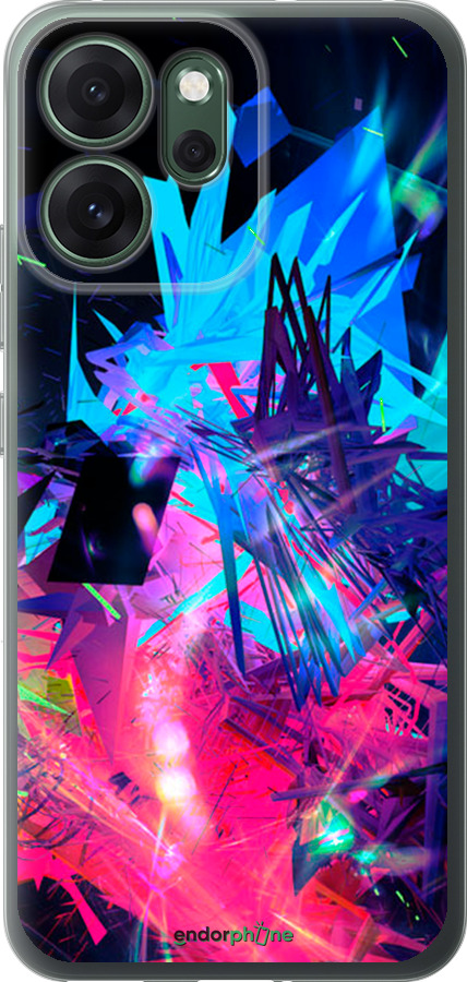 Силиконовый чехол Абстрактный чехол для Oppo RENO 14F 5G - 4681u-4091 изображение 