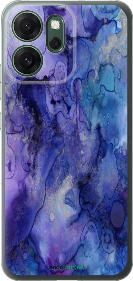 Силиконовый чехол Мрамор 7 для Oppo RENO 14F 5G - 4802u-4091 изображение 