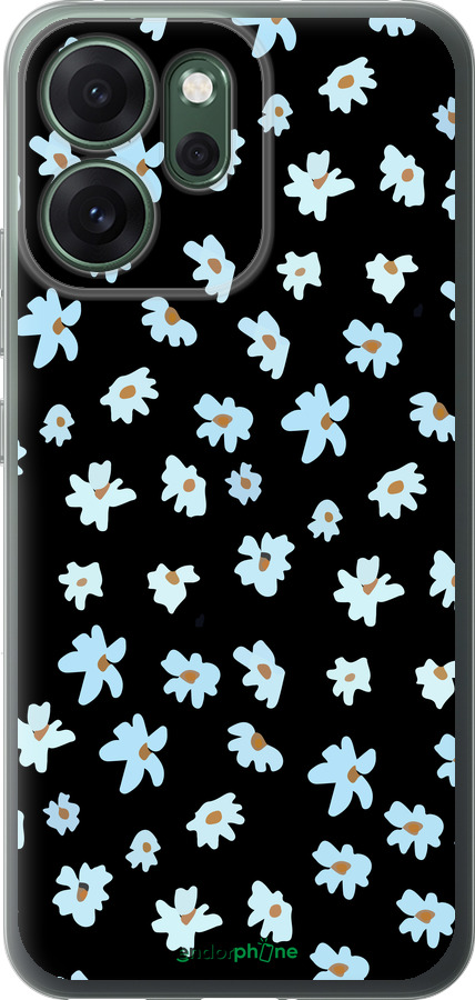 Силиконовый чехол Цветочный для Oppo RENO 14F 5G - 4900u-4091 изображение 