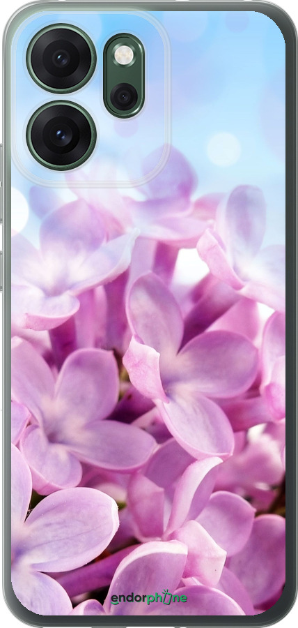 Силиконовый чехол Сирень для Oppo RENO 14F 5G - 527u-4091 изображение 