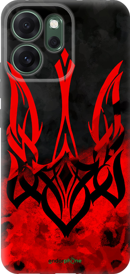 Силиконовый чехол Герб Украины v2 для Oppo RENO 14F 5G - 5312u-4091 изображение 