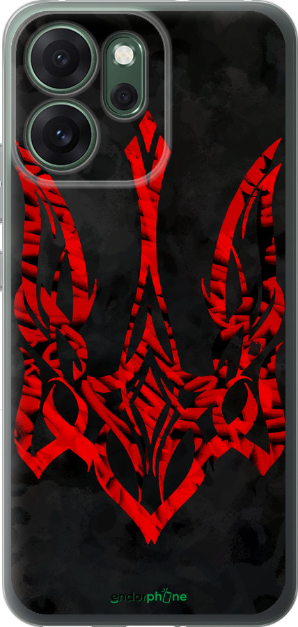 Силиконовый чехол Герб Украины v4 для Oppo RENO 14F 5G - 5319u-4091 изображение 