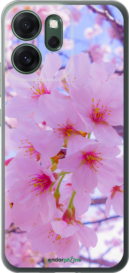 Силиконовый чехол Сакура для Oppo RENO 14F 5G - 6029u-4091 изображение 