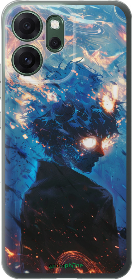 Силиконовый чехол Сатору Годжо для Oppo RENO 14F 5G - 6129u-4091 изображение 