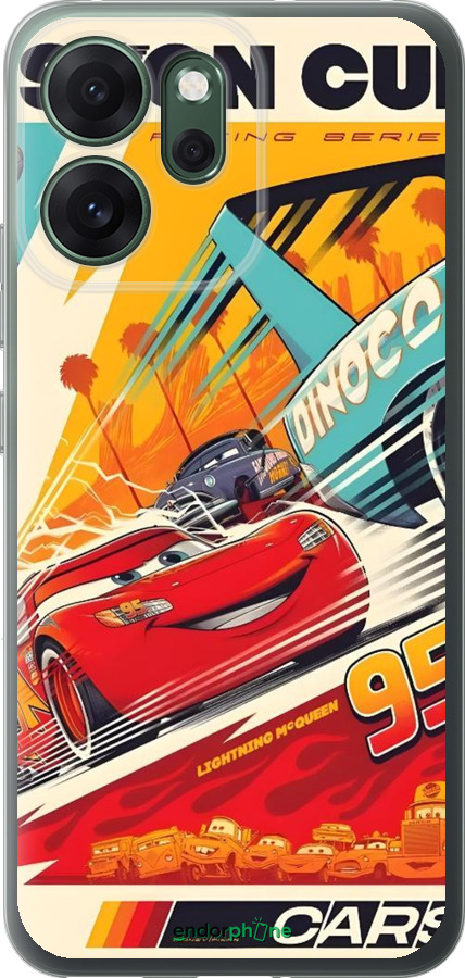 Силиконовый чехол Тачки для Oppo RENO 14F 5G - 6288u-4091 изображение 