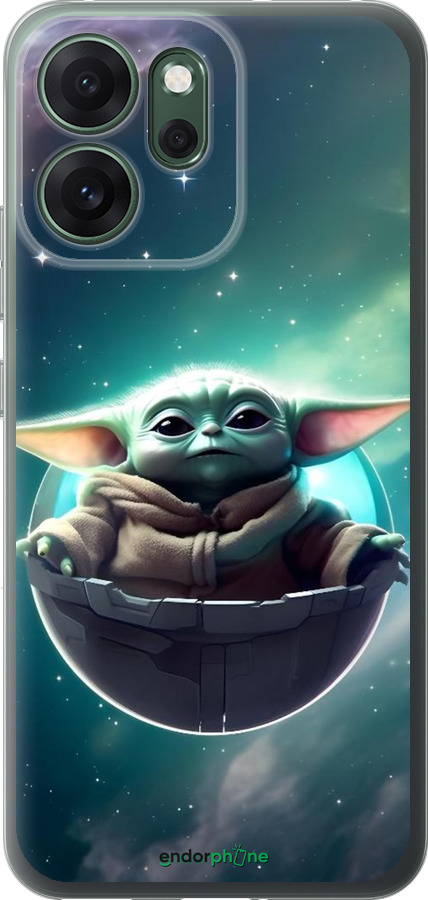 Силиконовый чехол Малышь йода для Oppo RENO 14F 5G - 6294u-4091 изображение 