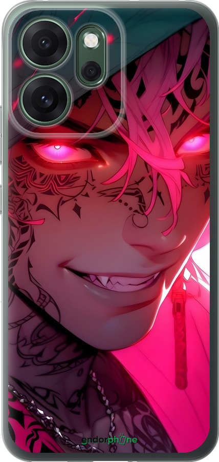 Силиконовый чехол Аниме демон 3 для Oppo RENO 14F 5G - 6313u-4091 изображение 