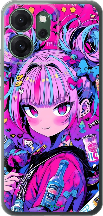 Силиконовый чехол Аниме милаха для Oppo RENO 14F 5G - 6314u-4091 изображение 