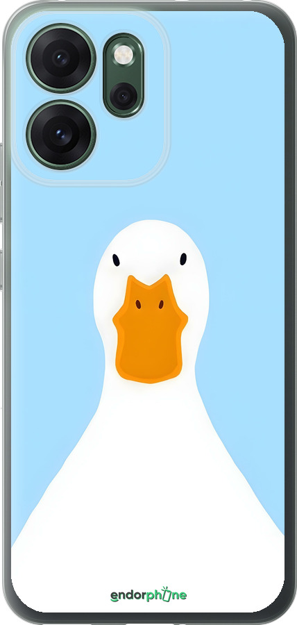 Силиконовый чехол Гусь для Oppo RENO 14F 5G - 6350u-4091 изображение 