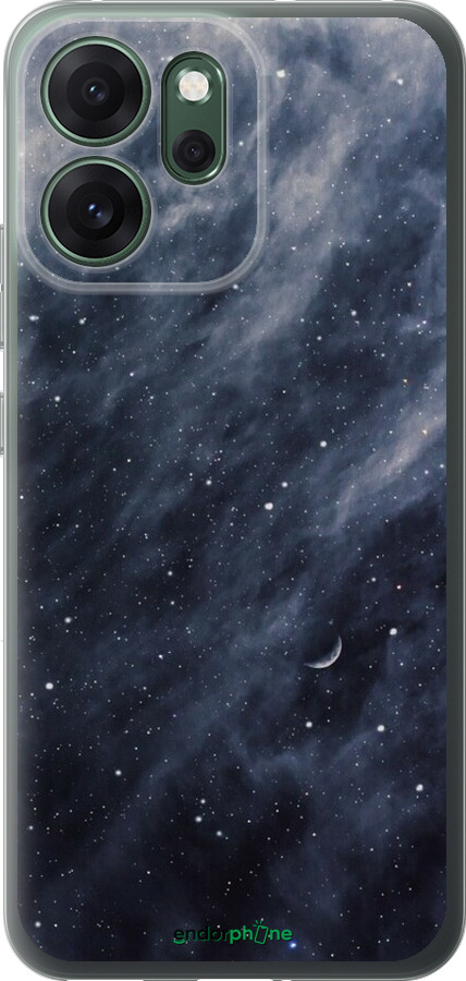 Силиконовый чехол Голубые облака, Голубая луна для Oppo RENO 14F 5G - 6398u-4091 изображение 