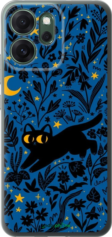 Силиконовый чехол Летняя ночь для Oppo RENO 14F 5G - 6472u-4091 изображение 