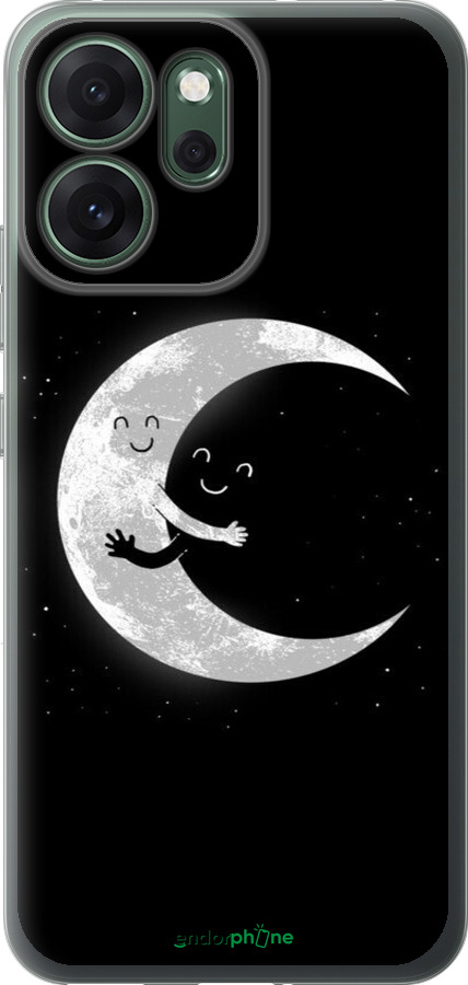 Силиконовый чехол Лунные объятия для Oppo RENO 14F 5G - 6508u-4091 изображение 