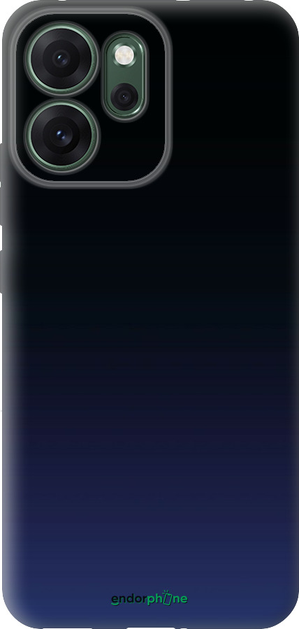 Силіконовий чехол Градієнт у темно-синьому стилі для Oppo RENO 14F 5G - 6542u-4091 изображение 