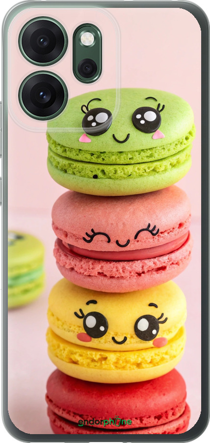 Силиконовый чехол Печенье для Oppo RENO 14F 5G - 6693u-4091 изображение 