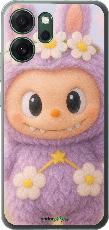 Силиконовый чехол Лабубу 1 для Oppo RENO 14F 5G - 6709u-4091 изображение 