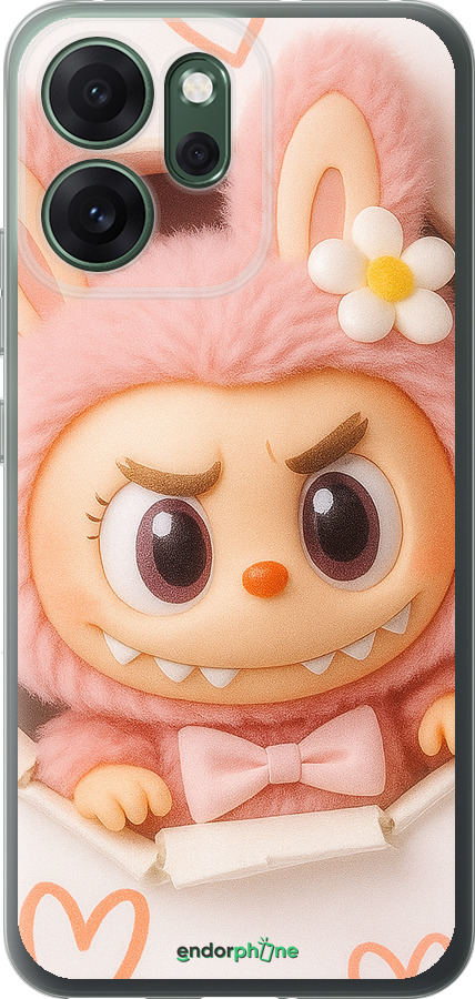 Силиконовый чехол Лабубу 2 для Oppo RENO 14F 5G - 6710u-4091 изображение 