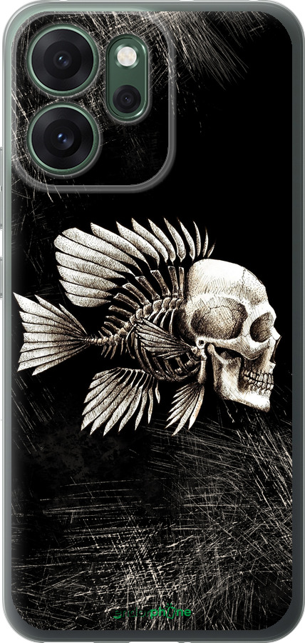 Силиконовый чехол Рыбо-человек для Oppo RENO 14F 5G - 683u-4091 изображение 