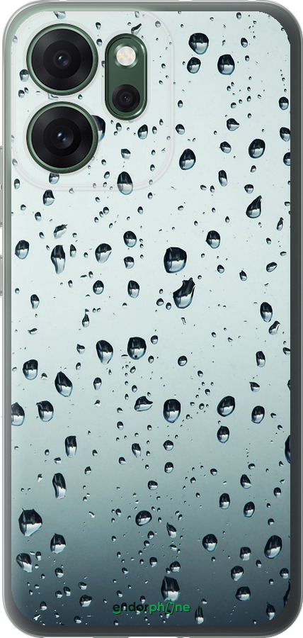 Силиконовый чехол Стекло в каплях для Oppo RENO 14F 5G - 848u-4091 изображение 