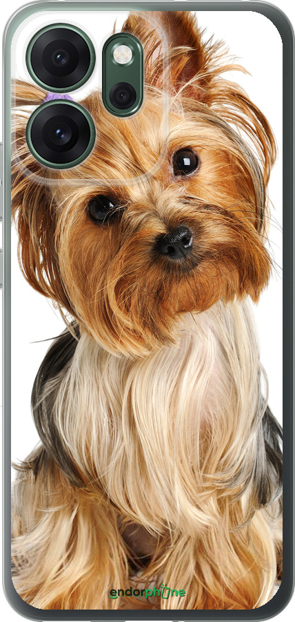 Силиконовый чехол Йоркширский терьер с хвостиком для Oppo RENO 14F 5G - 930u-4091 изображение 