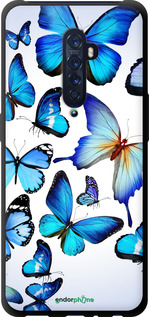 TPU чехол Бабочки для Oppo Reno 2 - 6023b-1864 изображение 