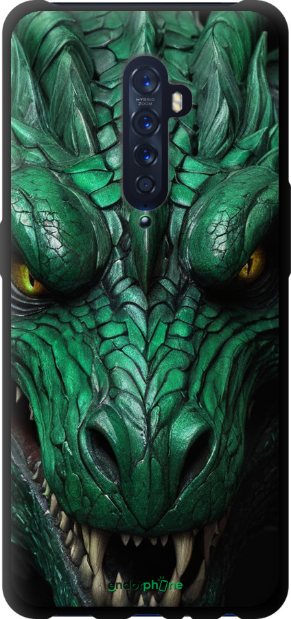 TPU чехол Зелений дракон v2 для Oppo Reno 2 - 5817b-1864 изображение 