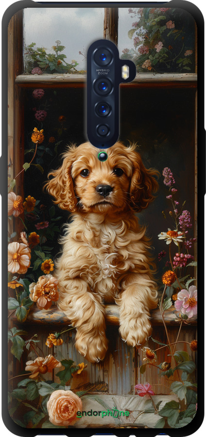 TPU чехол Цуценя cocker spaniel для Oppo Reno 2 - 6136b-1864 изображение 