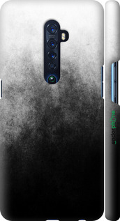3D пластиковый матовый чехол Абстрактная композиция в серых тонах для Oppo Reno 2 - 6477m-1864 изображение 