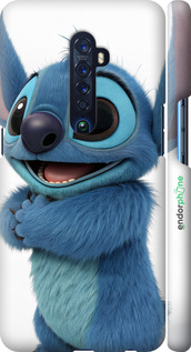 3D пластиковий матовий чехол Стіч 1 для Oppo Reno 2 - 6686m-1864 изображение 