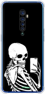 Силикон с усиленными углами чехол Скелет делает Selfie для Oppo Reno 2 - 6535sp-1864 изображение 