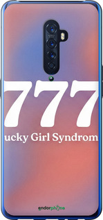 Силиконовый чехол 'Aesthetic Aura Gradient 777 Lucky Energy' для Oppo Reno 2 изображение 5
