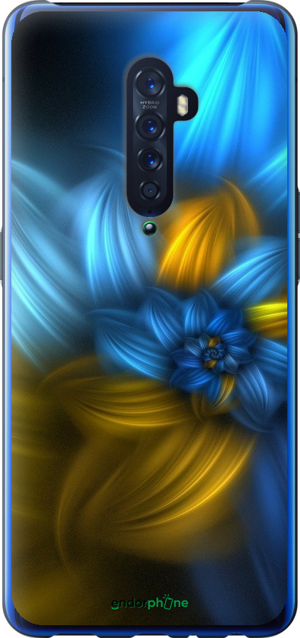 

2D пластиковий чохол "Візерунок 46" для Oppo Reno 2, Синій