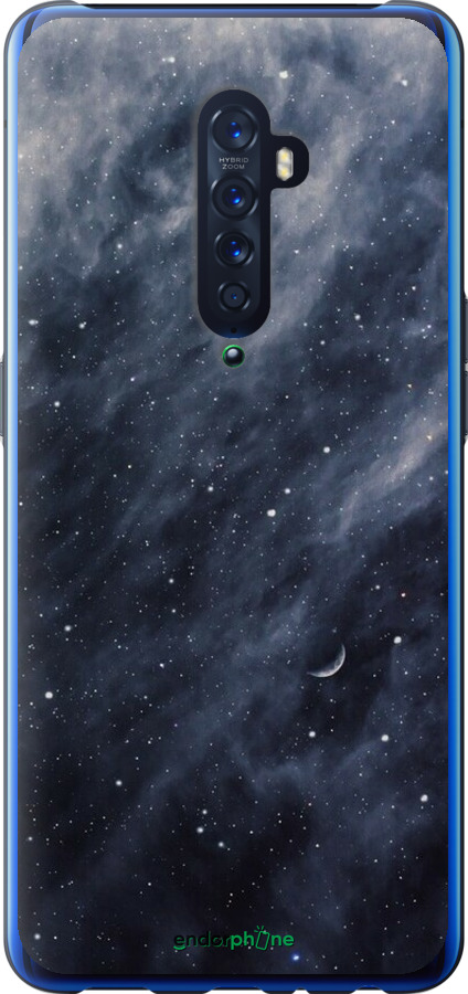 2D пластиковий чехол Сині хмари, Синій місяць для Oppo Reno 2 - 6398t-1864 изображение 