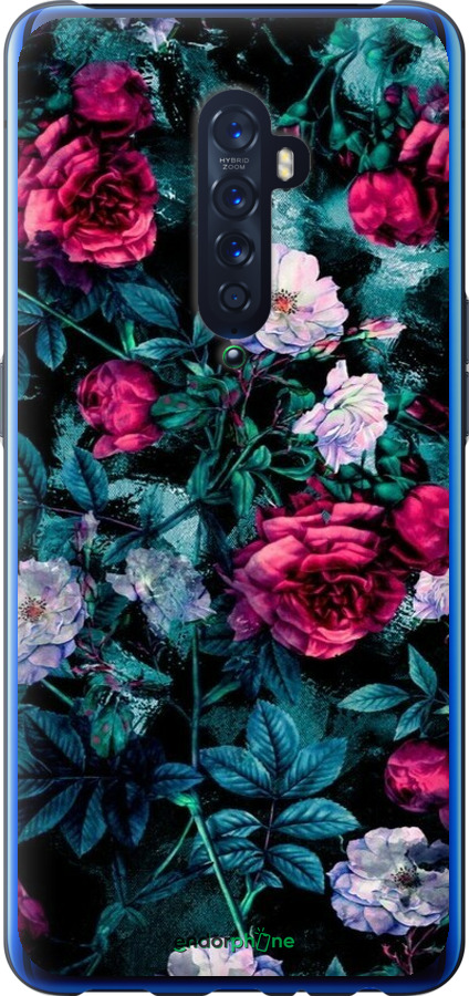 2D пластиковий чехол Сад та троянди для Oppo Reno 2 - 6483t-1864 изображение 