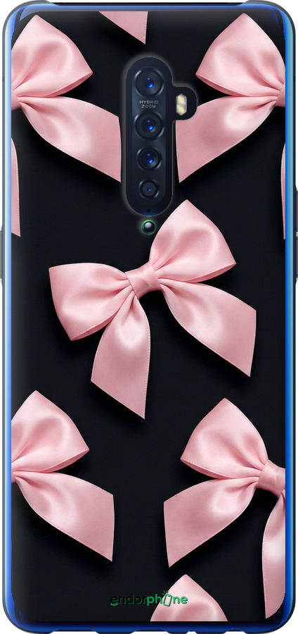 Силіконовий чехол Coquette Ribbons Dark Coquette для Oppo Reno 2 - 6767u-1864 изображение 