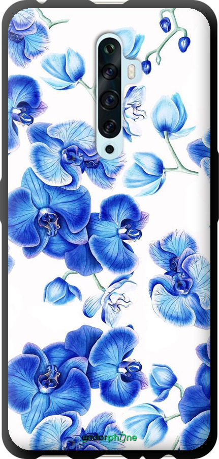 TPU чехол Блакитні орхідеї для Oppo Reno 2Z - 4406b-1867 изображение 