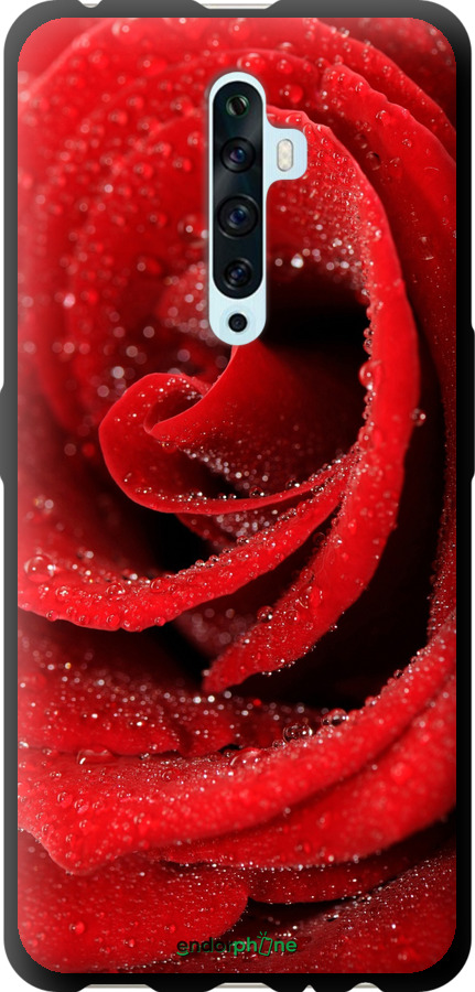 TPU чехол Красная роза для Oppo Reno 2Z - 529b-1867 изображение 